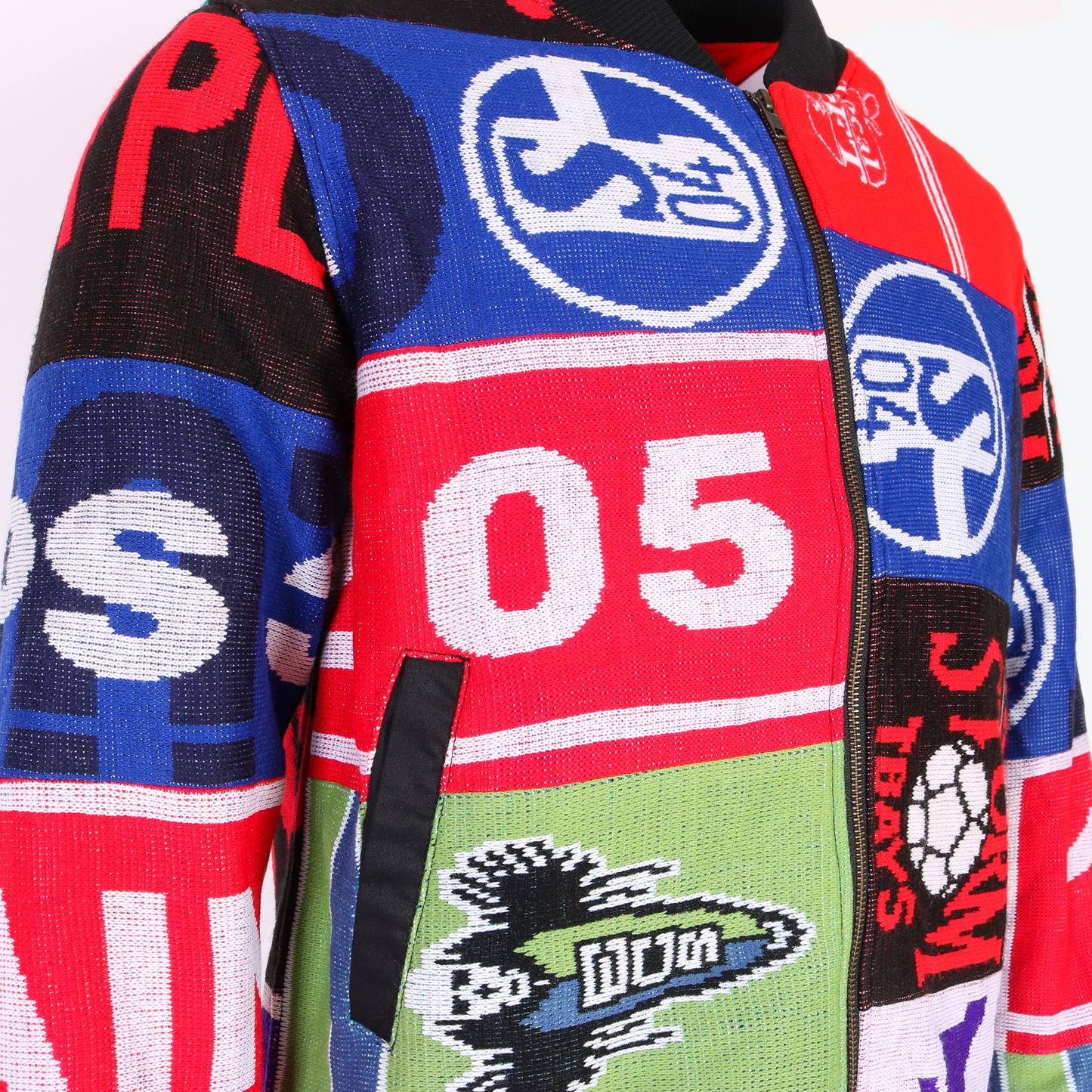 AM Re-Worked Football Scarf Jacket #52 - American Madness