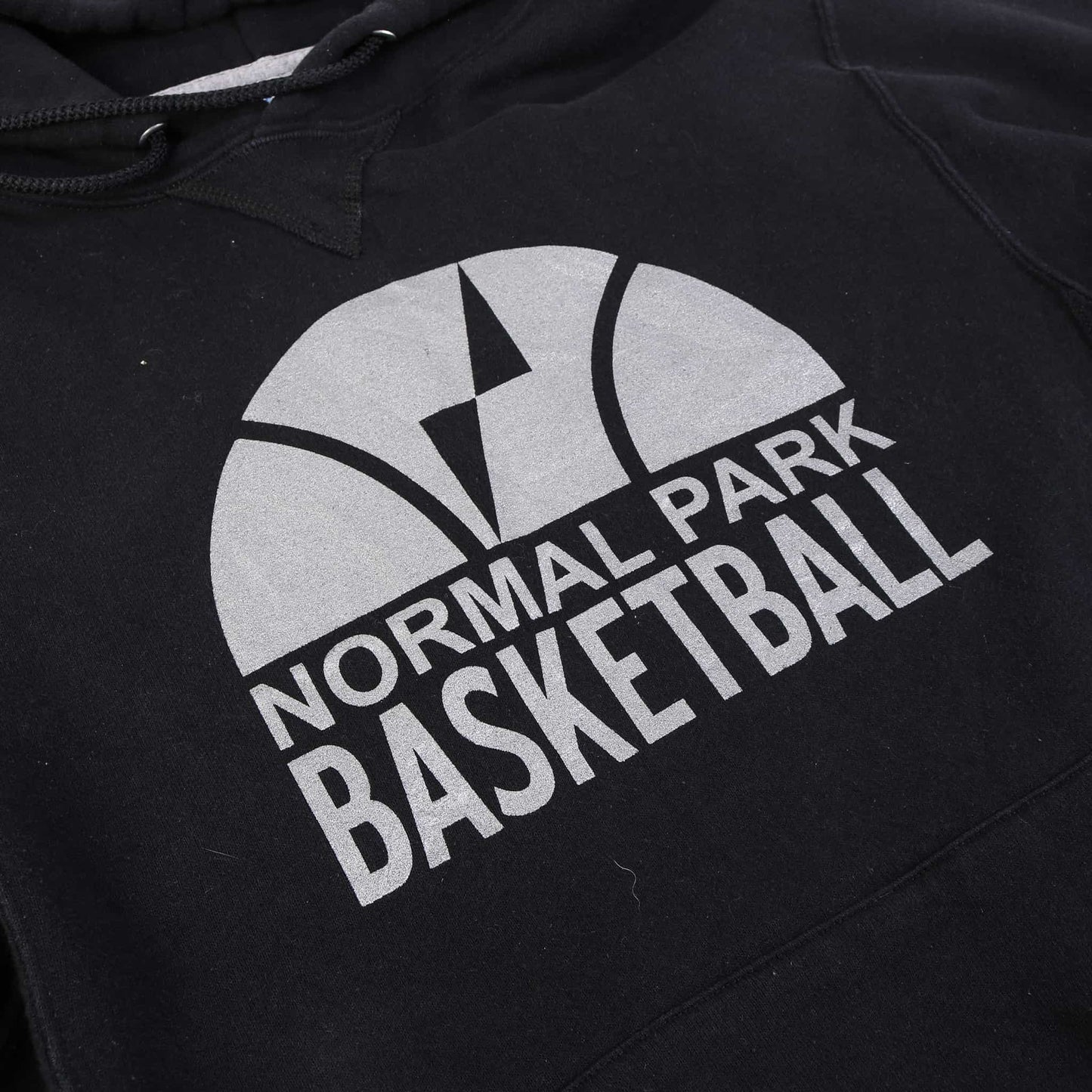 Vintage Russell Athletic 'Normal Park Basketball' Hooded Sweatshirt - Black - American Madness