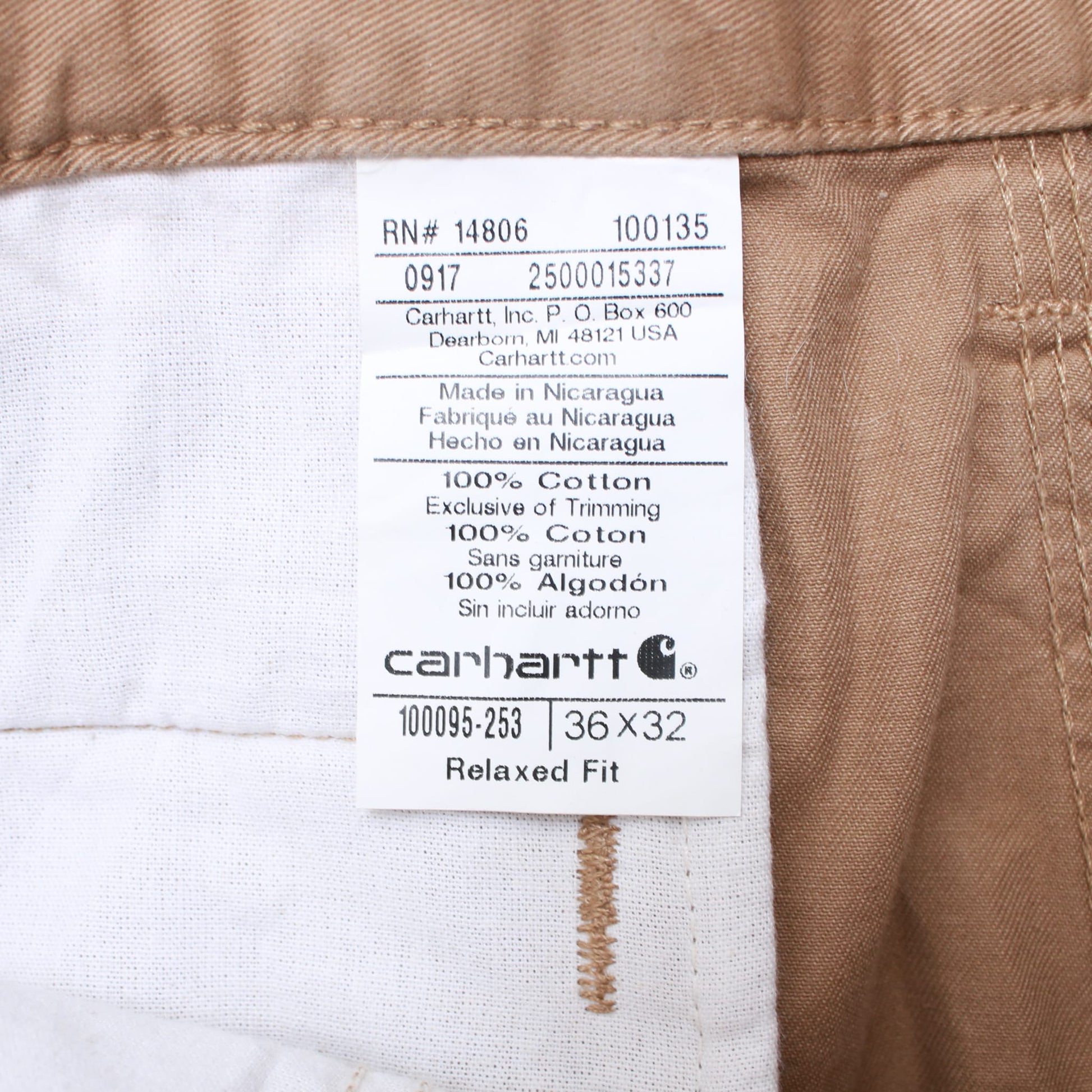 Carhartt 100095 hot sale