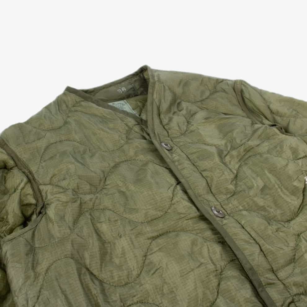 Vintage U.S Army M65 Liner Jacket - Sage Green - American Madness